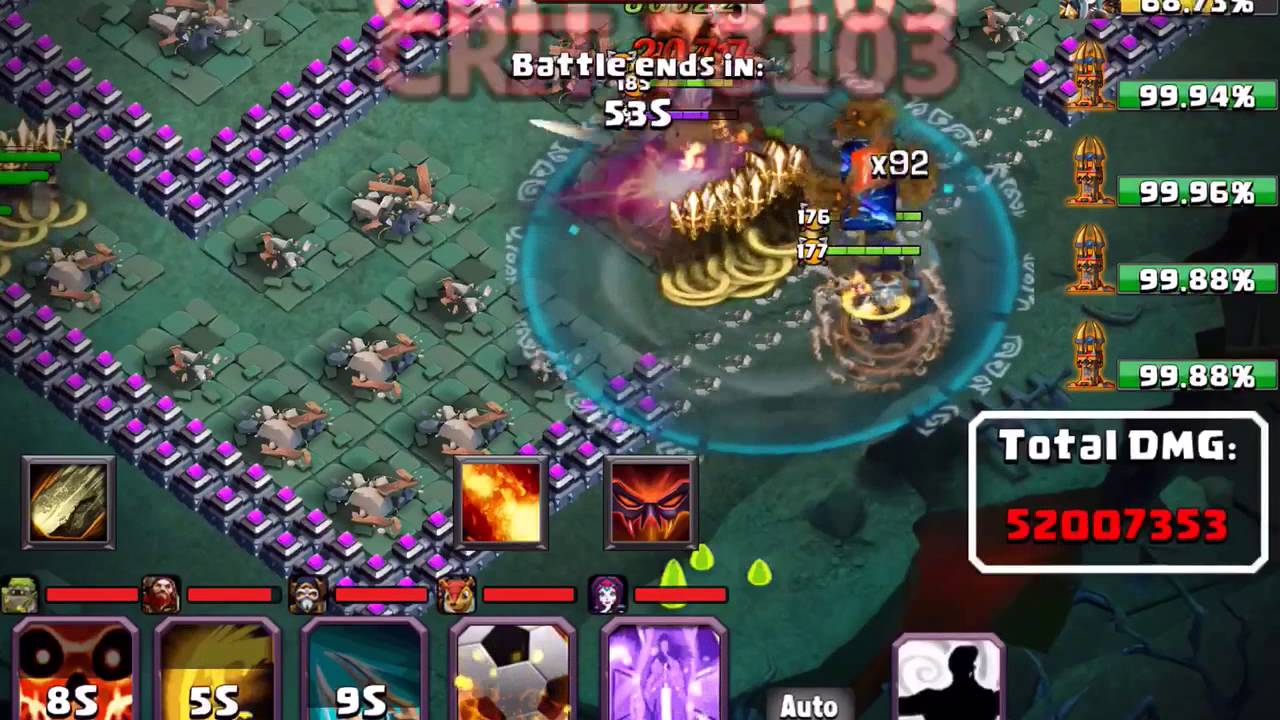 Clash of Lords 2 Demonhorde 167 million damage!