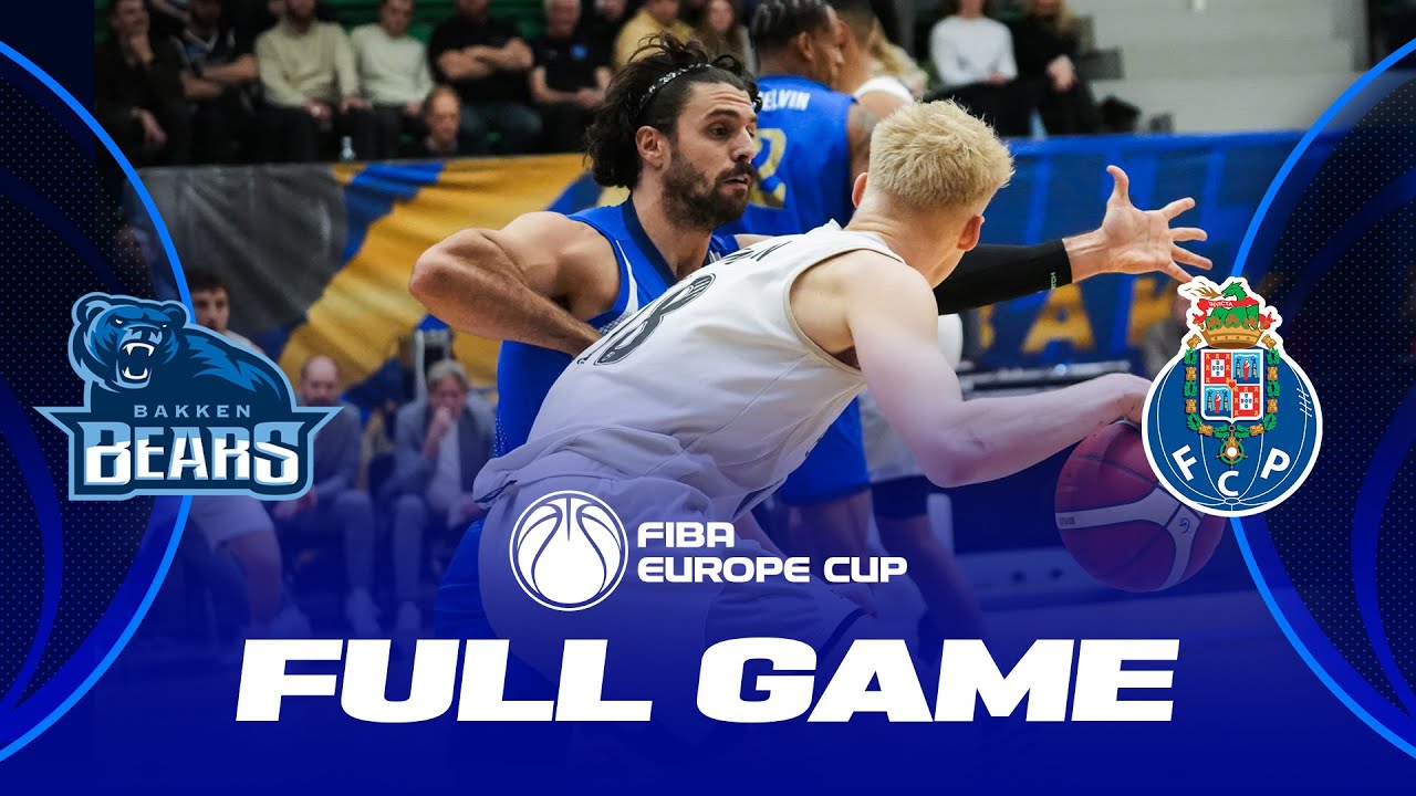 Bakken Bears v FC Porto | Full Basketball Game | FIBA Europe Cup 2023-24