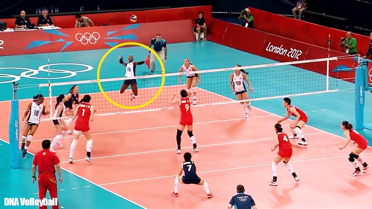 เดสทินี่ ฮุกเกอร์ vs จีน โอลิมปิก 2012 Destinee Hooker vs china volleyball olympics