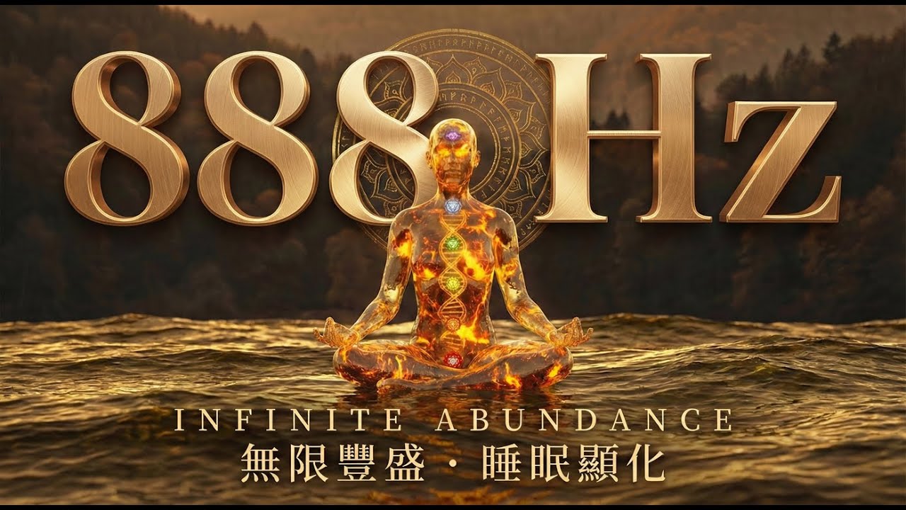 888Hz Infinite Abundance 💰 Manifest While Sleeping | Deep Resonance (888Hz 無限豐盛 睡眠顯化)