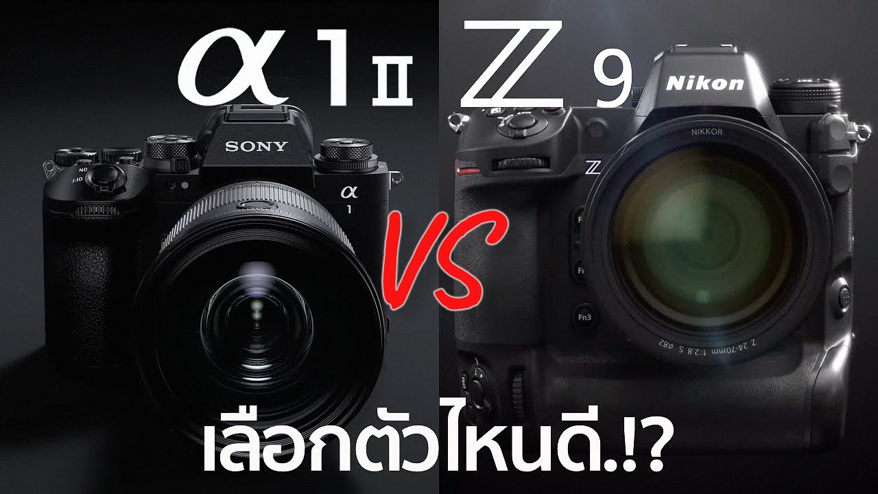 เปรียบเทียบกล้อง Sony A1 Mark II VS Nikon Z9 / Mr Gabpa