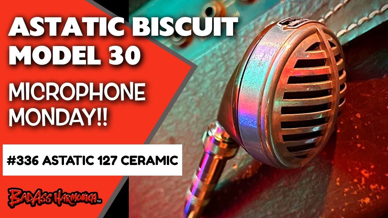 Early Astatic Biscuit! Best Blues Harmonica Mics | Astatic Biscuit Harp Mic Microphone Monday 336