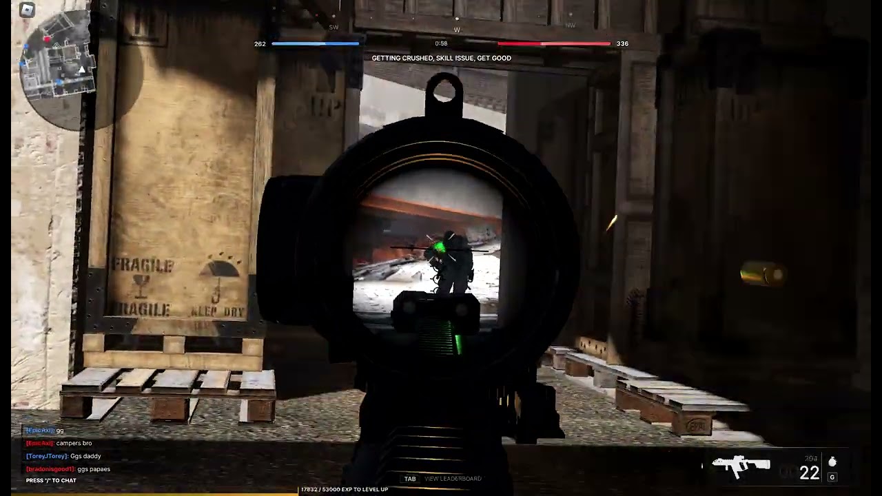 54 Kills with the Night Wing (Kriss Vector) Roblox FrontLines
