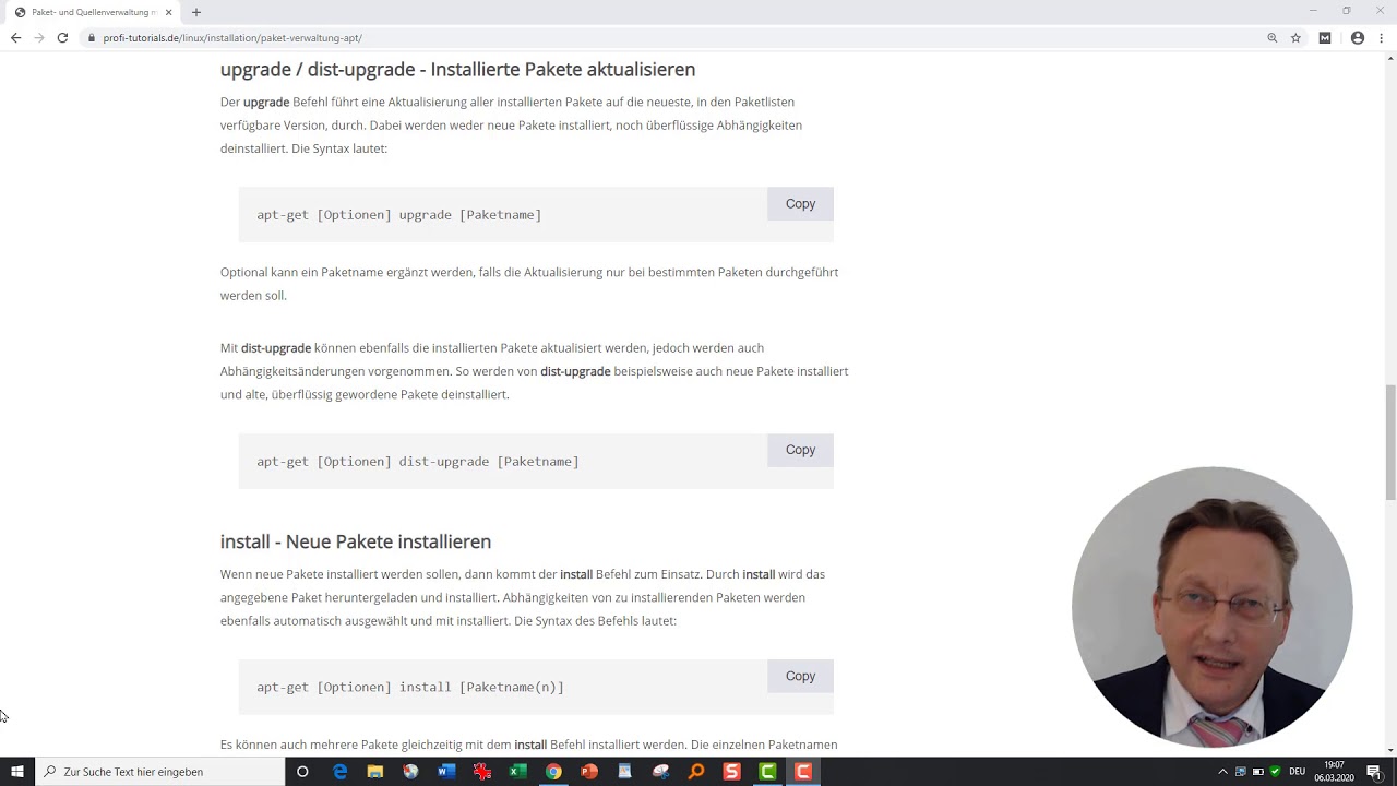 Der Beitrag zu apt-get für die Systemadministration (Linux) - Profi-Tutorials.de