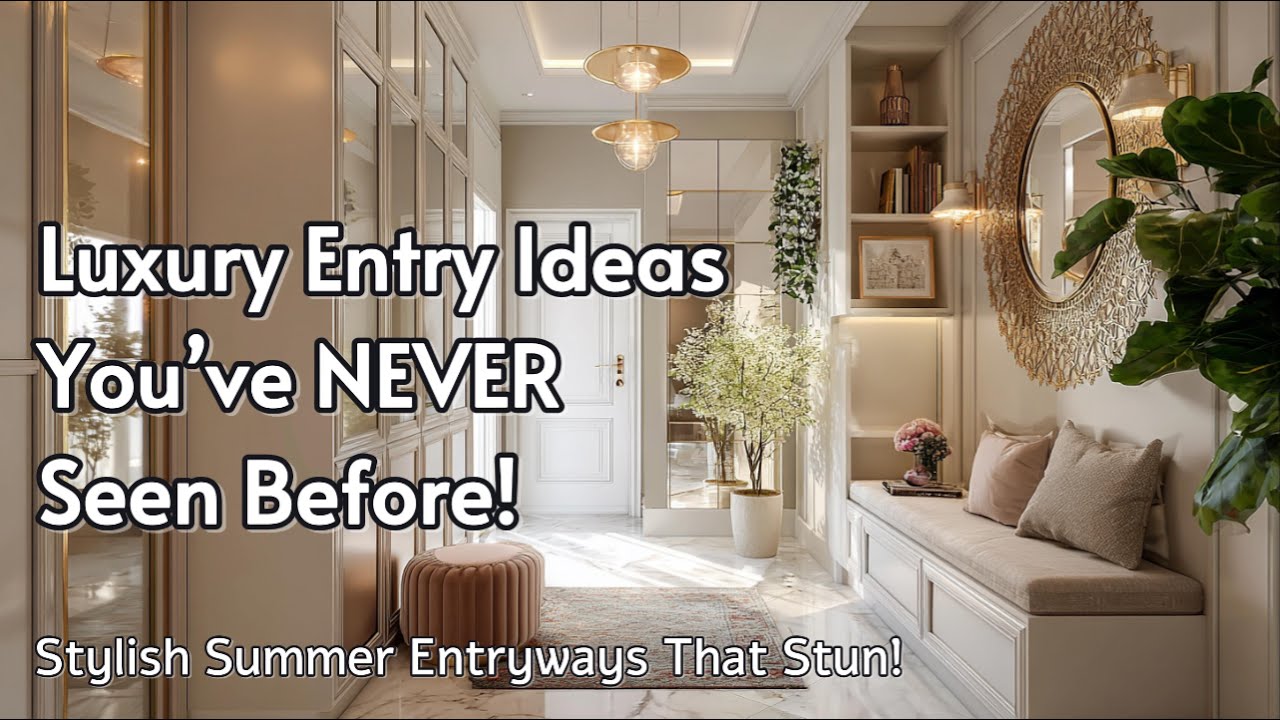 2025 Luxury & Elegant Small Apartment Entryway Designs for a Stylish Summer