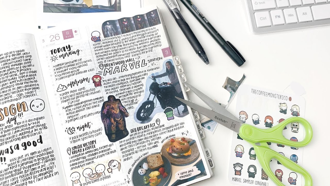 Memory Keeping In My Hobonichi Cousin Daily Pages