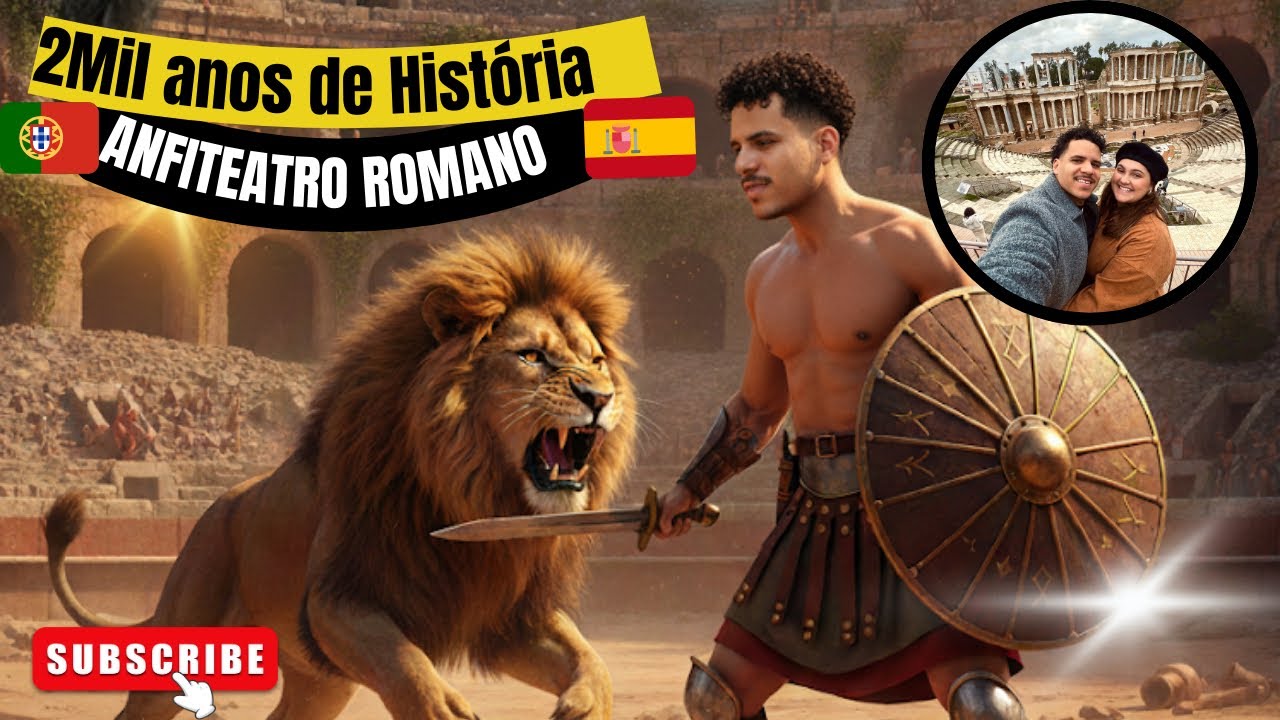 ESSA VIAJEM NA EUROPA NOS LEVOU A 2 MIL ANOS ATRAS - | Mérida 🇪🇸- VLOG 2 