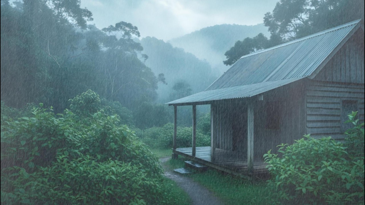 Night Rain Sounds for Anxiety Relief, Inner Peace & Emotional Balance