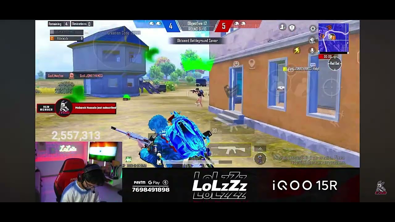 Lolzzz Bhai 2V2 TDM Gameplay 🔥@LoLzZzGaming @lolzzzplays @ScoutShortsOfficial @GodLikeEsportss 