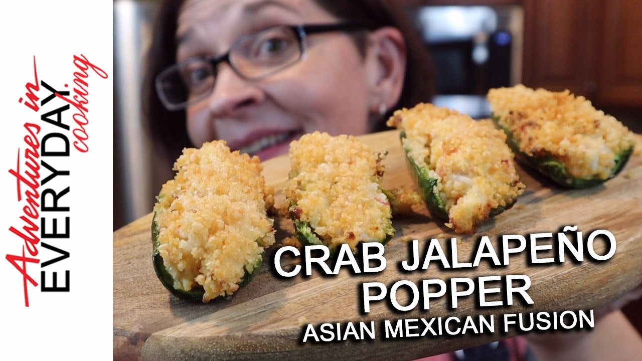 Crab Jalapeño Poppers with Panko -  Deluxe Air Fryer - Adventures in Everyday Cooking