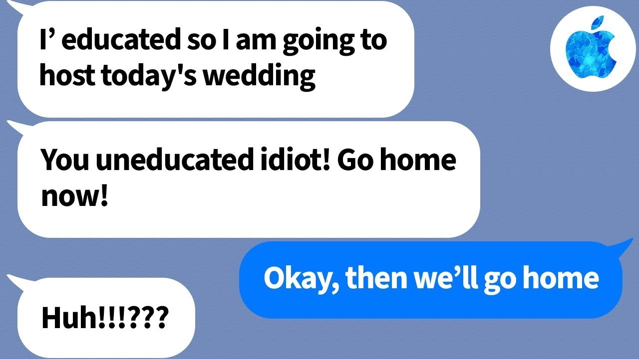 【Apple】My classmate from high-school who went to an elite university keeps insulting me and says he…