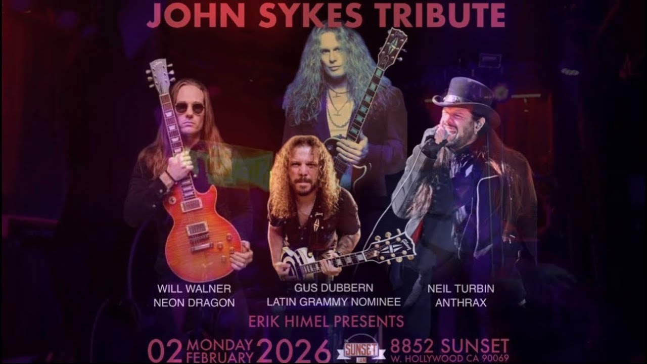 TONIGHT THERES GONNA BE A JAILBREAK JOHN SYKES TRIBUTE 2/2/2026 The Viper Room W. Hollywood CA