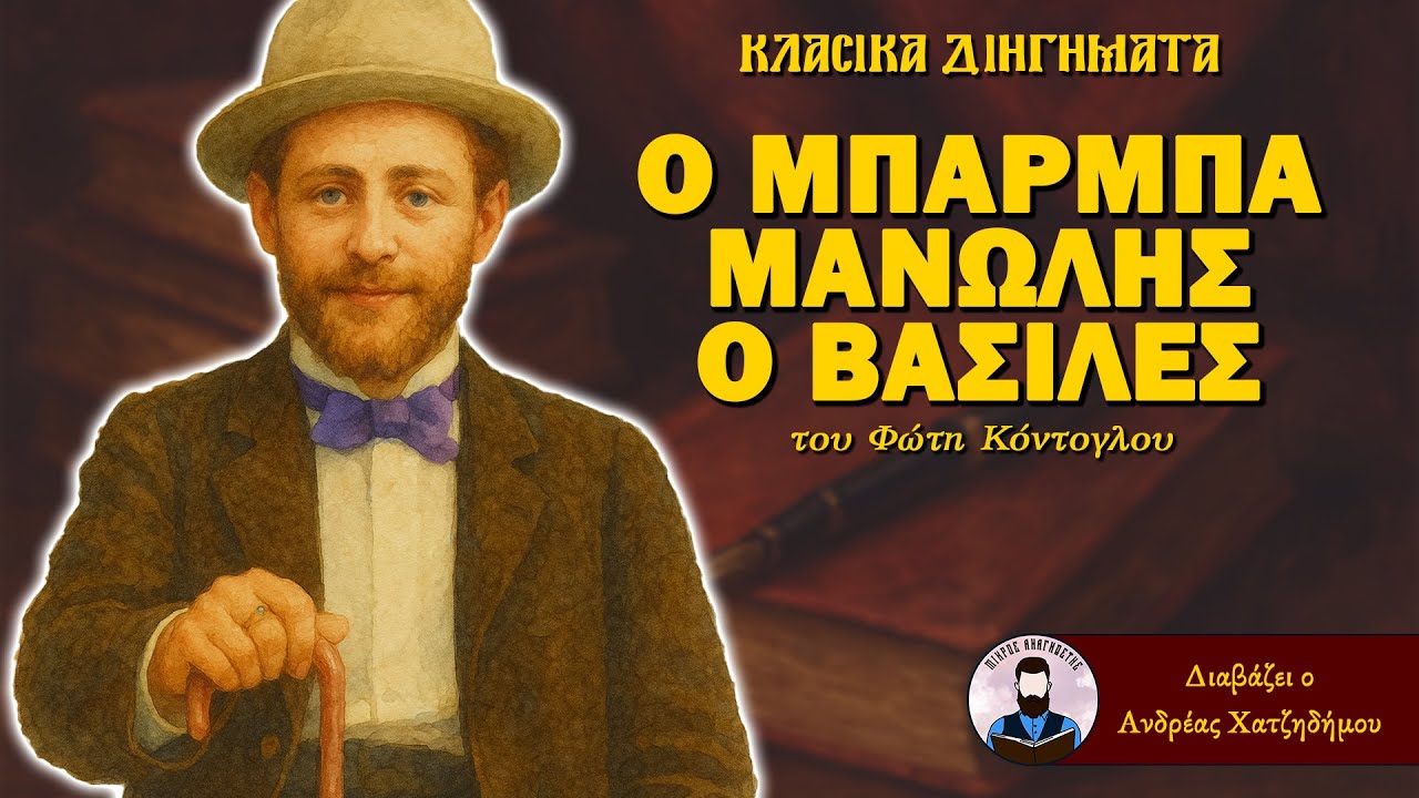 Ο Μπάρμπα Μανώλης ο Βασιλές - Φώτης Κόντογλου | Ο Ανδρέας Διαβάζει Κλασικά Διηγήματα