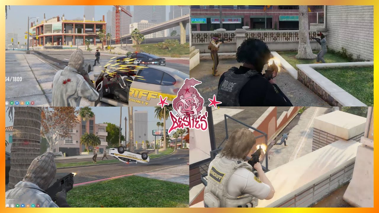 Besties Ambush Cops With Class 2s After Trying To Snatch Ventura's Phone | NoPixel 4.0 GTA RP