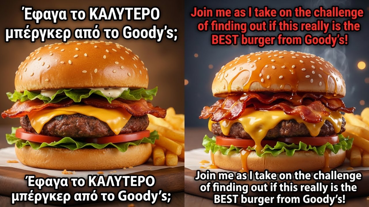 Έφαγα το ΚΑΛΥΤΕΡΟ μπέργκερ από το Goody's;