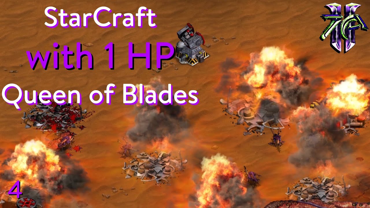 The greatest sneak attack ever! StarCraft Brood War with 1hp!