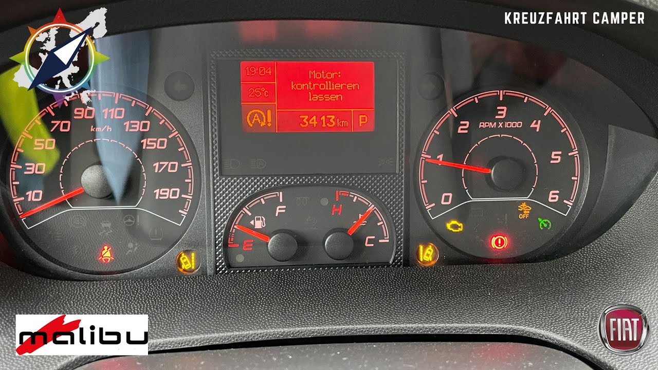 Fiat Ducato - Partikelsensor - Motorkontrollleuchte leuchtet | Malibu Van - TTS#28