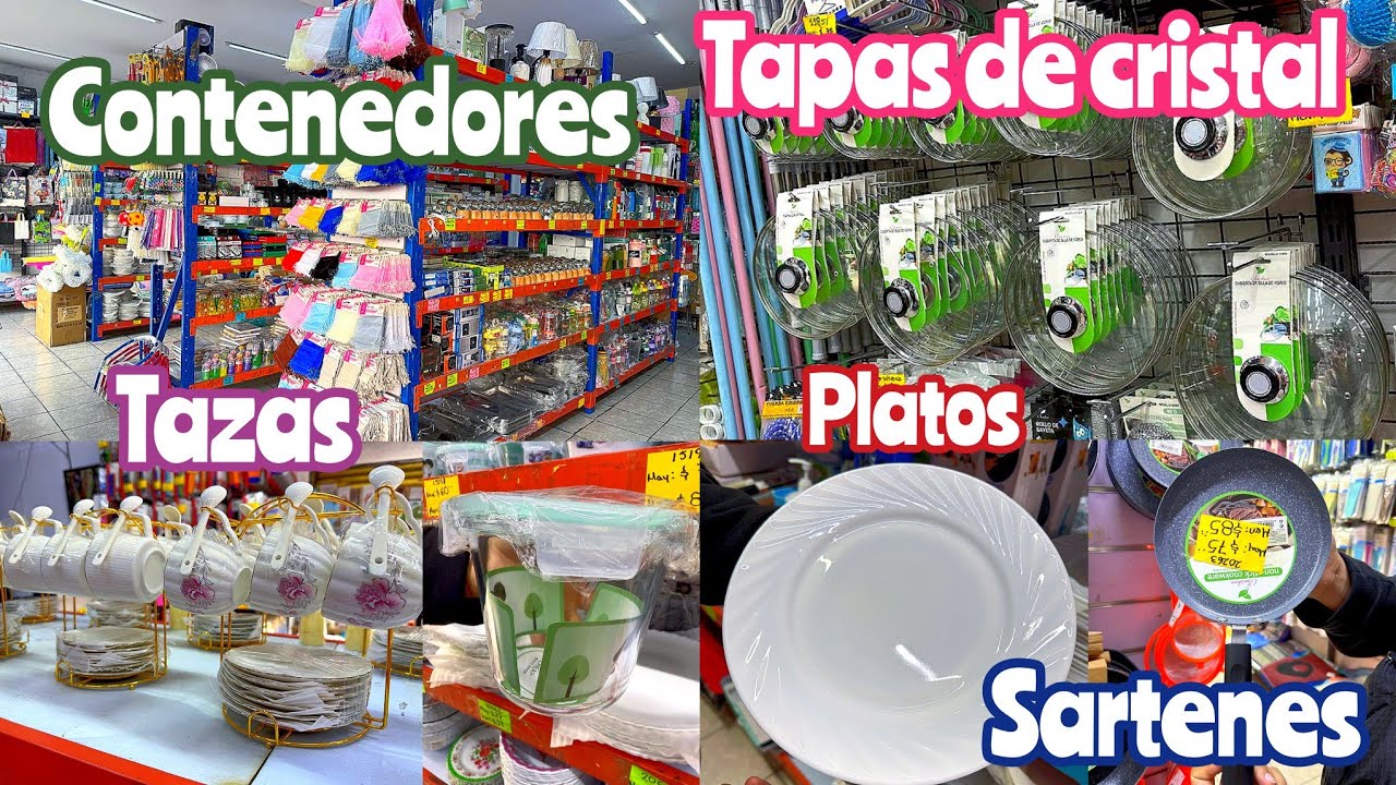 Tienda CHINA de COCINA BARATA 😲 Productos desde $6 PESOS |  Tazas, Platos, Contenedores 