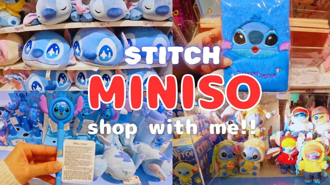 Cutest Stitch Finds at Miniso! 🧸💙 Disney Lovers Must-See