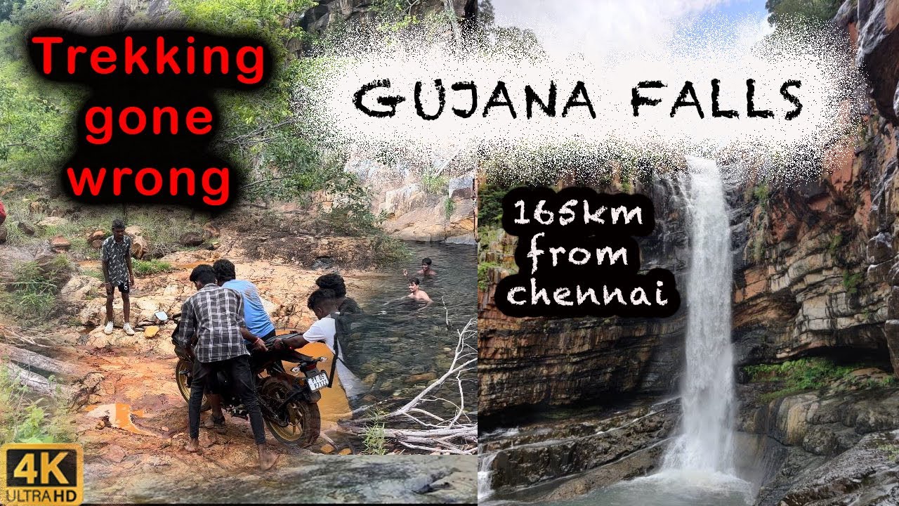 🔥💥Gunjana falls2023| Reels la பாத்துட்டு கிளம்பிடாதீங்க⚠️|700 budget Trip|Trekking gone wrong✨⁉️