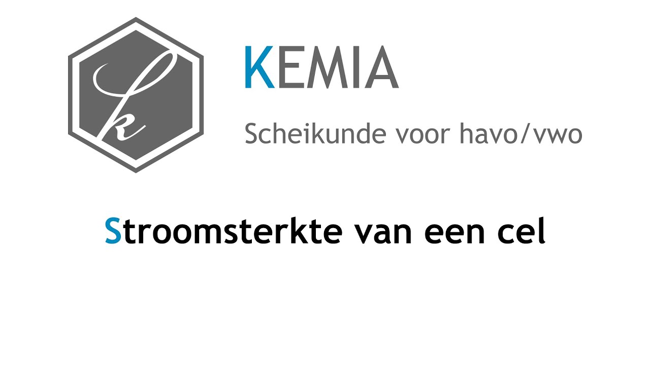 Stroomsterkte van een cel