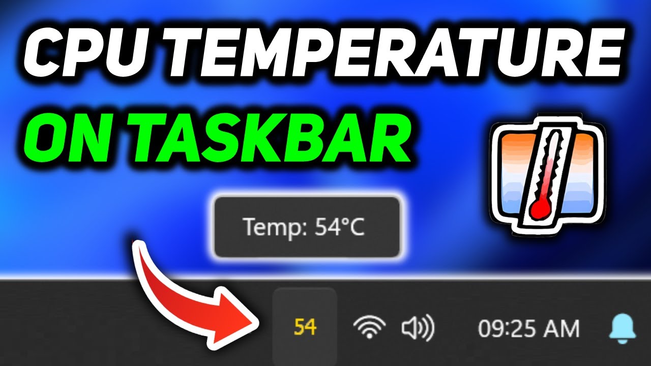 Как отобразить температуру процессора на панели задач Windows 11 | Отображение температуры процес...