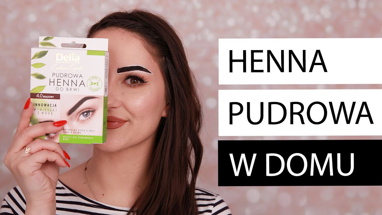 Henna pudrowa brwi - zr&oacute;b ją w domu. Instrukcja krok po kroku.