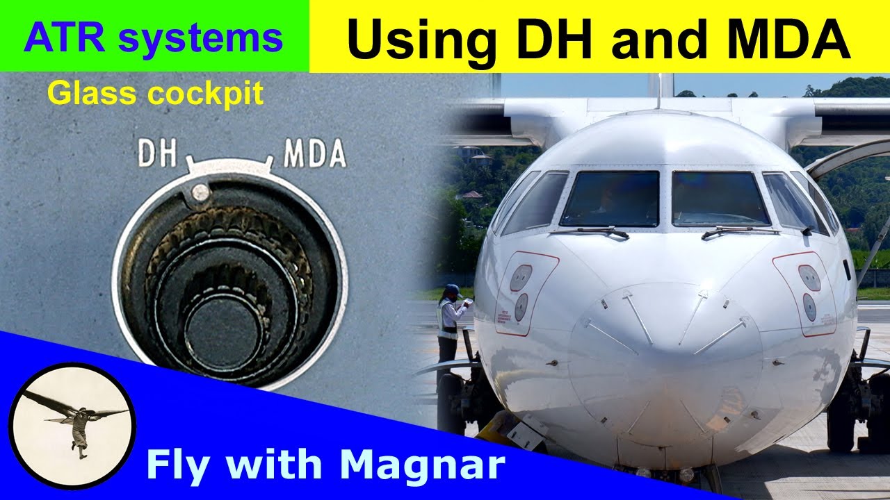Don’t do this mistake! | Using DH and MDA in ATR aircraft with glass cockpit