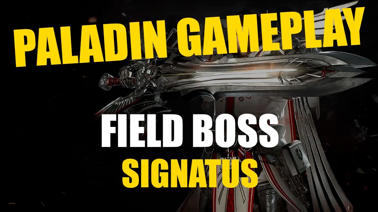 Lost Ark - Paladin Gameplay - Killing Field Boss Signatus