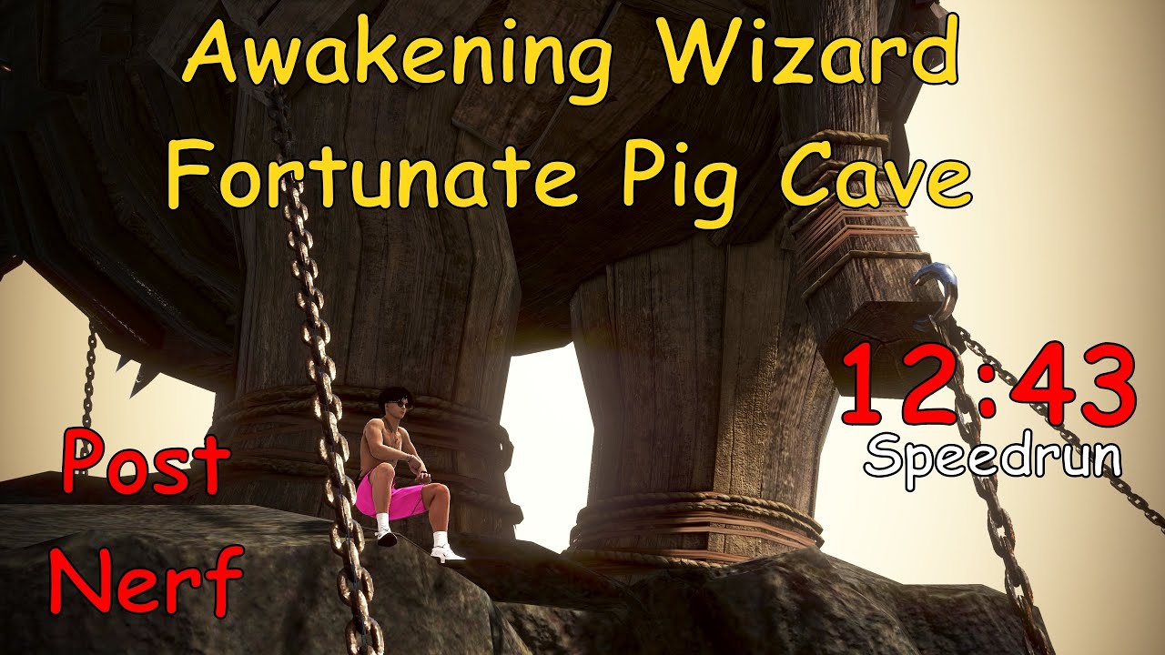 Awakening Wizard | Fortunate Golden Pig Cave | 12min run *POST NERF*