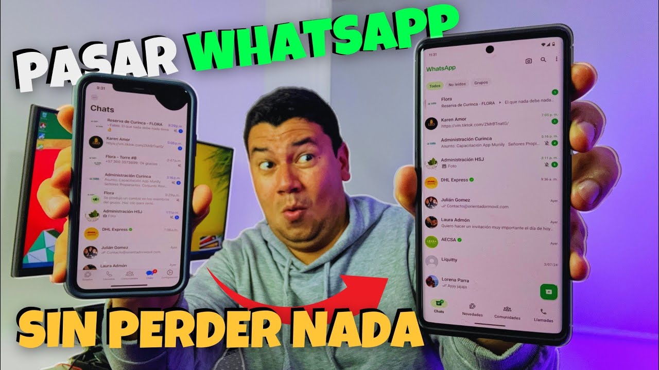 📱 ¡PASAR WHATSAPP entre Android y iPhone SIN PERDER NADA! 🚀