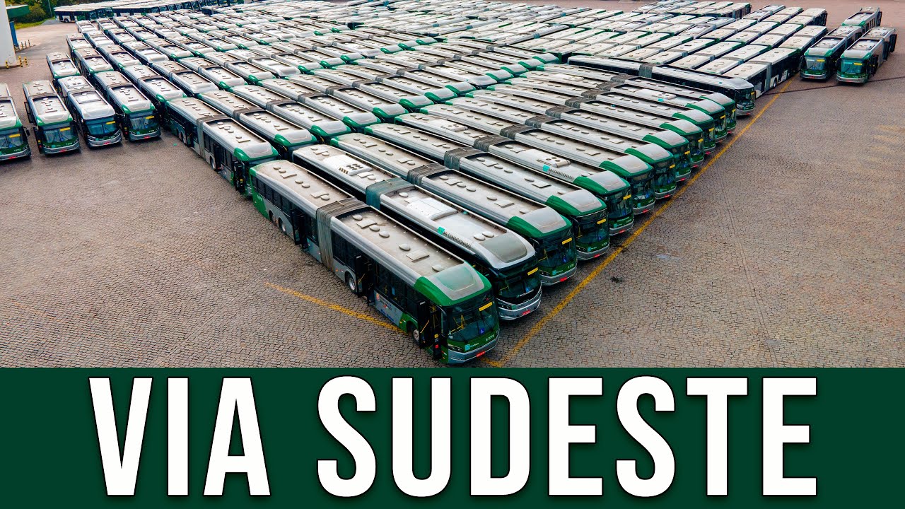 Garagem de Ônibus da Via Sudeste - Sobrevoando SP #05
