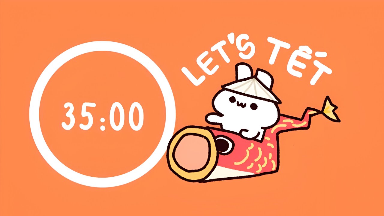 Tết Study Marathon | 3x35 Pomodoro with Shiro🎆 | STUDY WITH ME