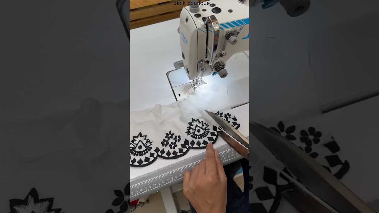 Fabric Latkans design stitching || latkan kaisey banaen || latkan design dey design 2024