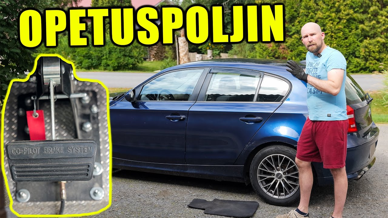 Opetuspolkimen asennus. Esimerkkinä BMW 1-sarja