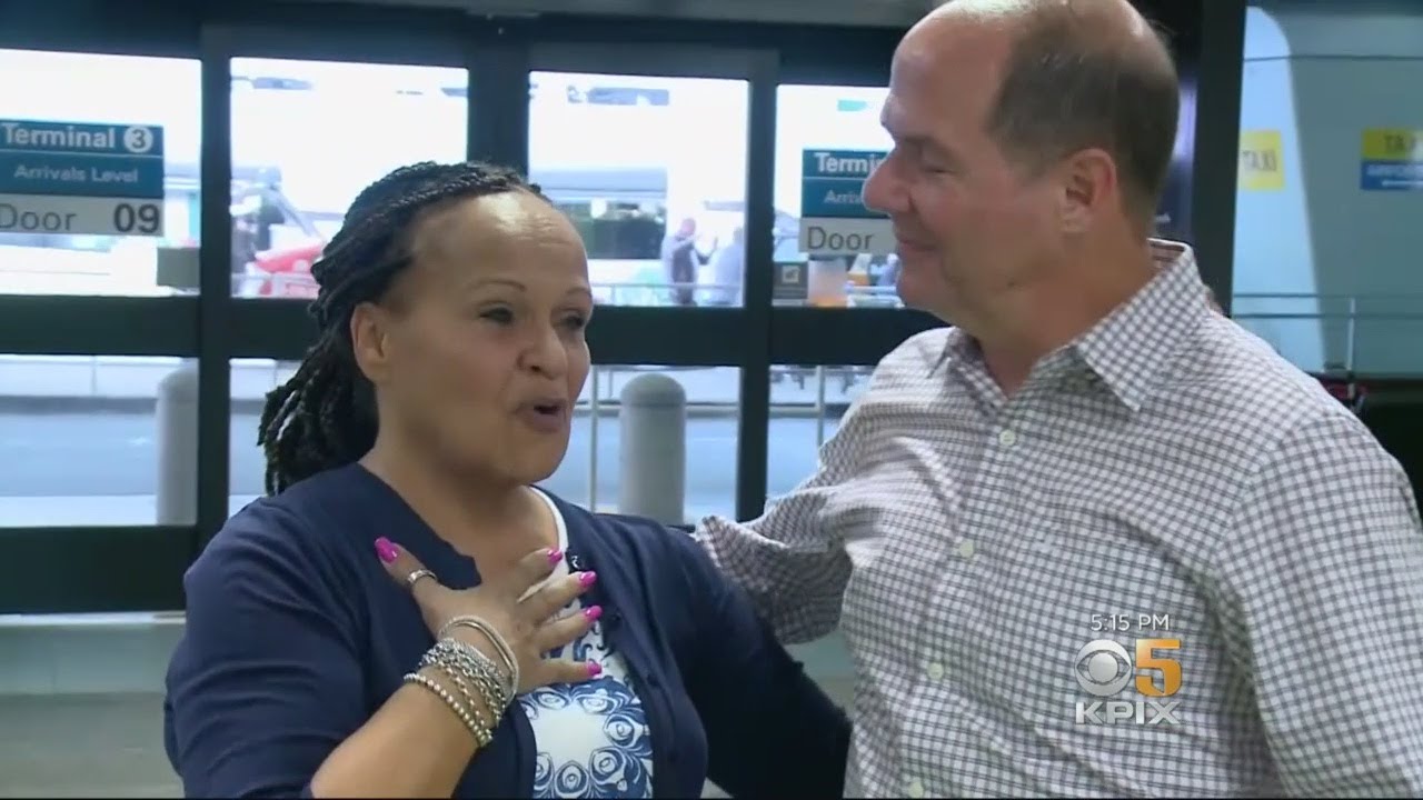 Long-Separated Half Brother And Sister Meet For First Time At SFO