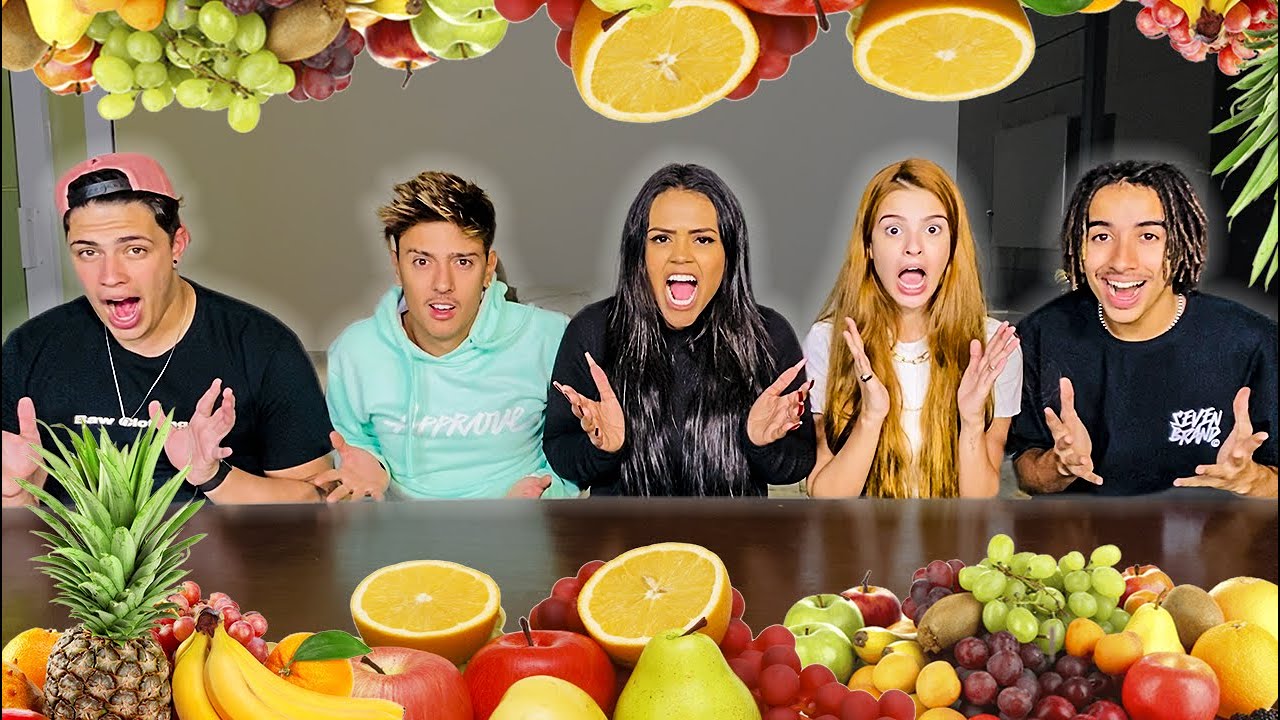 O ÚLTIMO A PARAR DE COMER FRUTA GANHA !!!