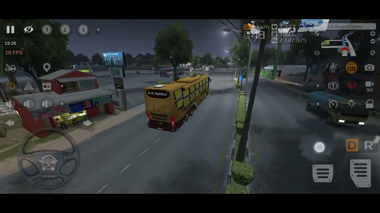 Mr travel bus #bussidindonesia #bussid #viralvideo #gaming 