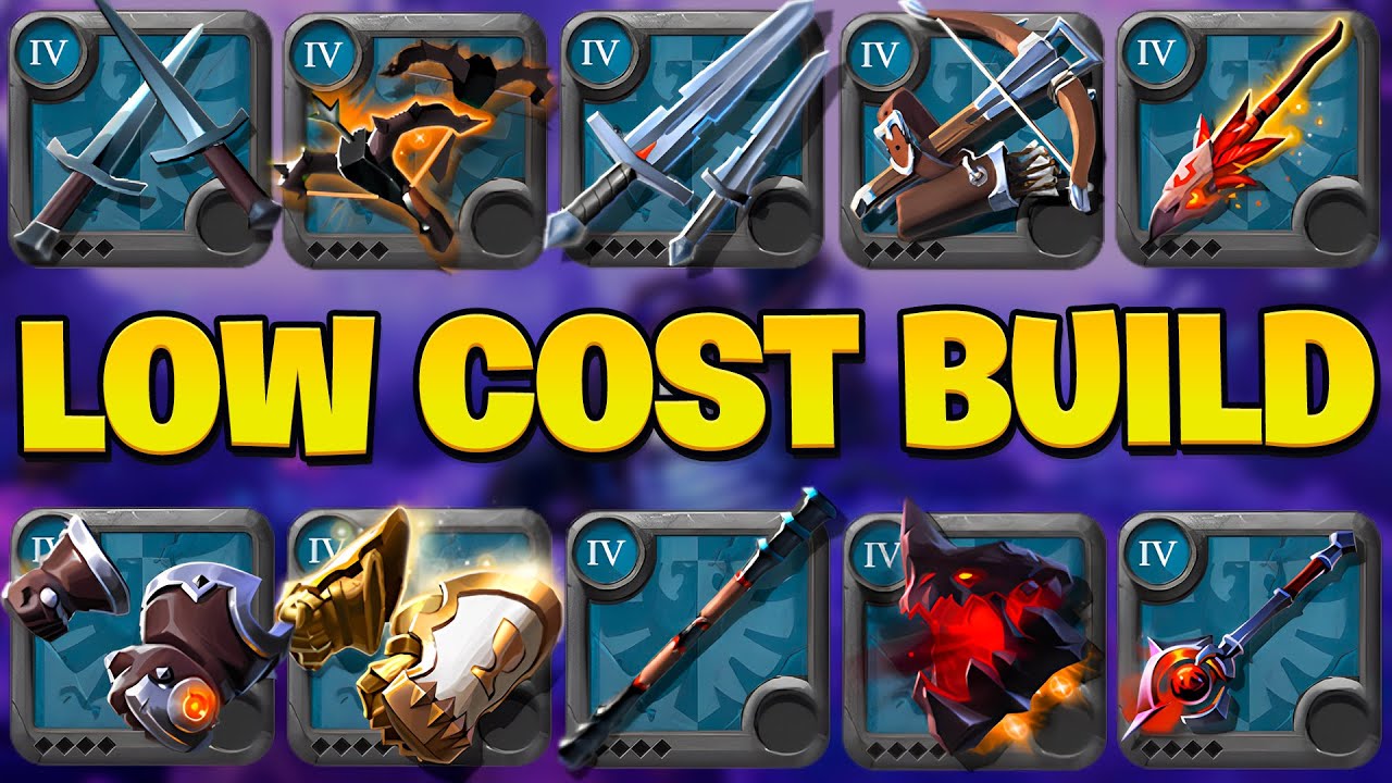 Top 10 The Cheapest builds Solo Mist 2025 #albiononline