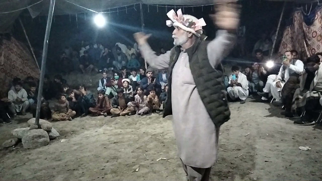Qasim ustad performing culture dance on alghani hareep ll GB song's 2021 ll