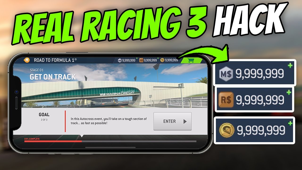 Real Racing 3 Hack/Mod - How I Got Unlimited Money and Gold on iOS Android