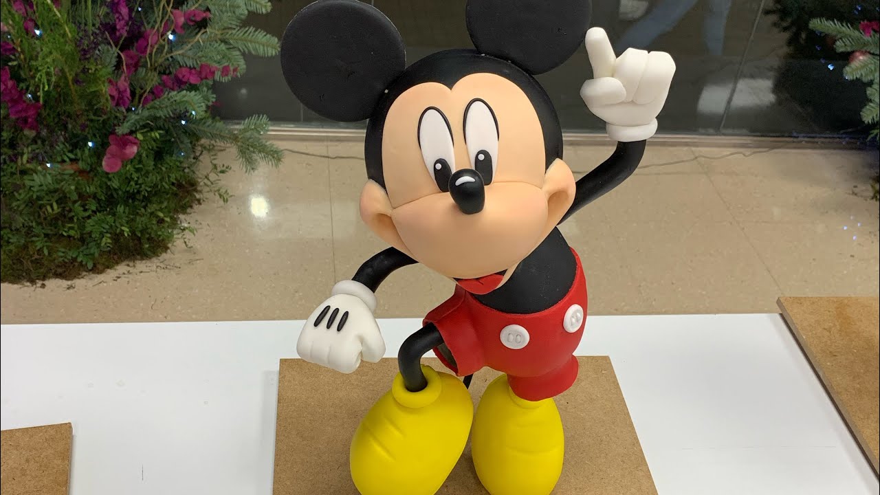 TARTA MICKEY MOUSE. Mi viaje al curso en Barcelona con Pamela Pastor RUPHAS