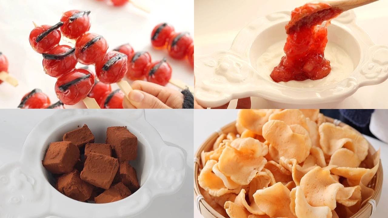 Satisfying Relaxing Video|Yogurt Hawthorn Balls Recipe|Asmr|Tiktok