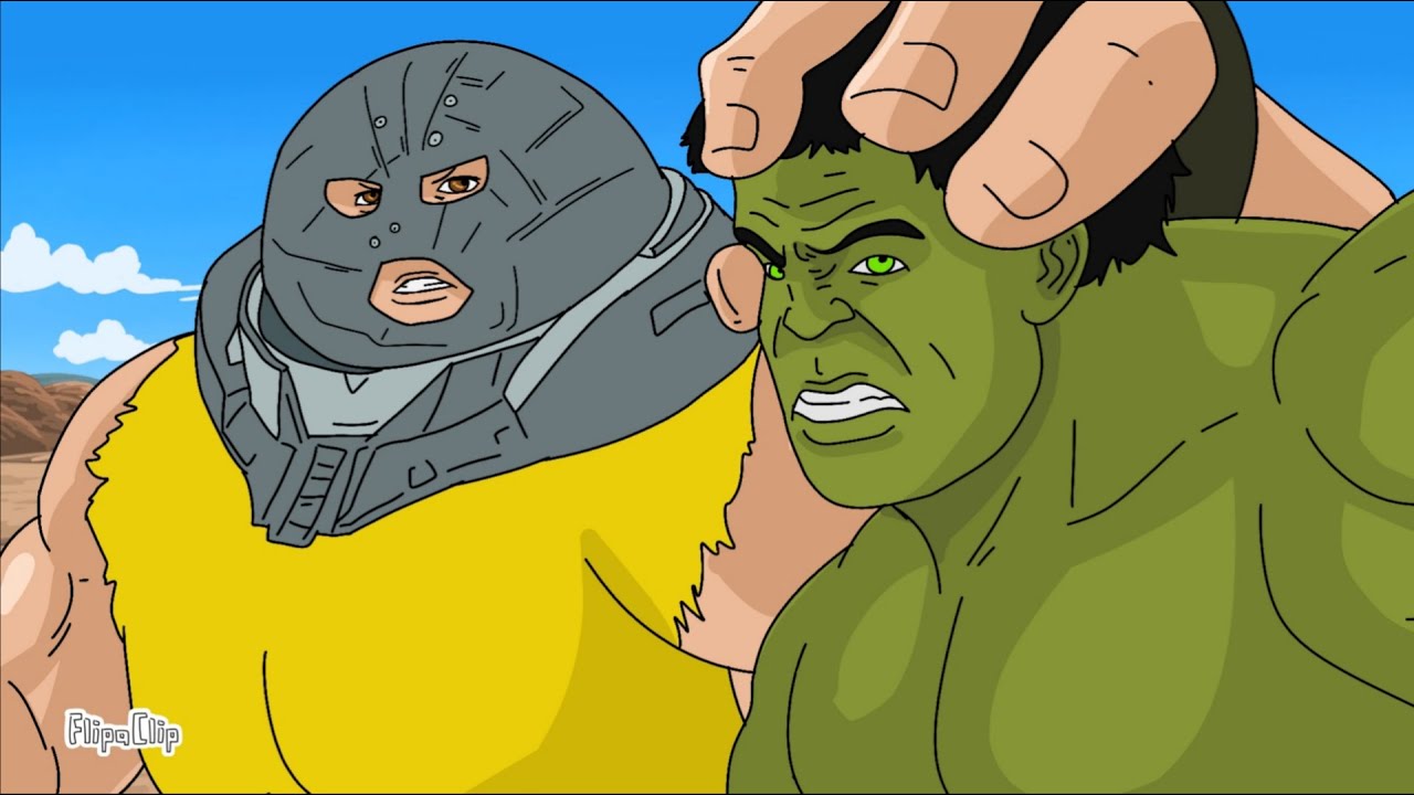 Part 2 HULK vs Juggernaut ( Deadpool 2) Flipaclip animation