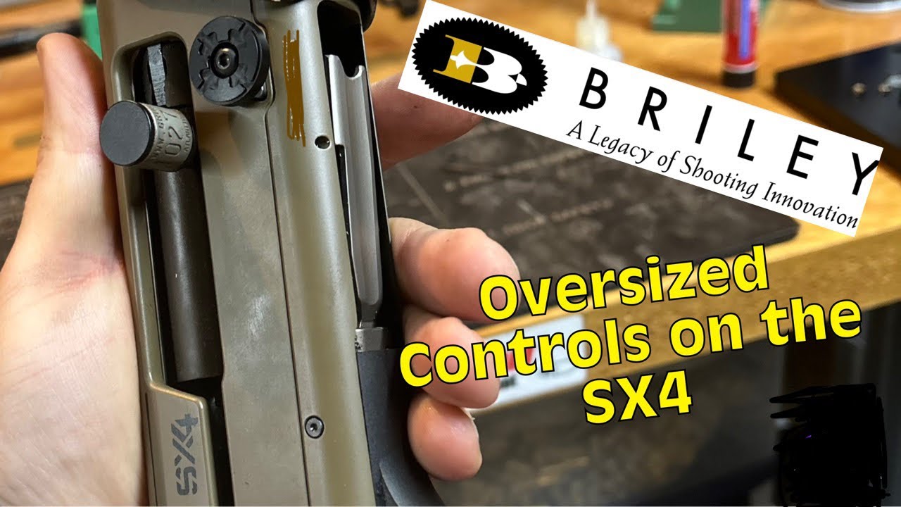 Installation of Briley Oversized Bolt Release Button - Winchester SX4