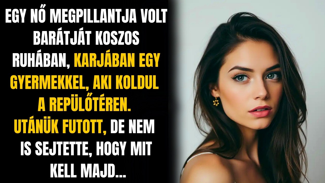 EGY NŐ MEGPILLANTJA VOLT BARÁTJÁT EGY GYERMEKKEL A KARJÁBAN KOLDULNI A REPÜLŐTÉREN