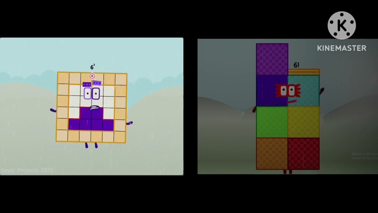 FACTORIAL VS CUBES NUMBERBLOCKS BAND 1³ TO 10!