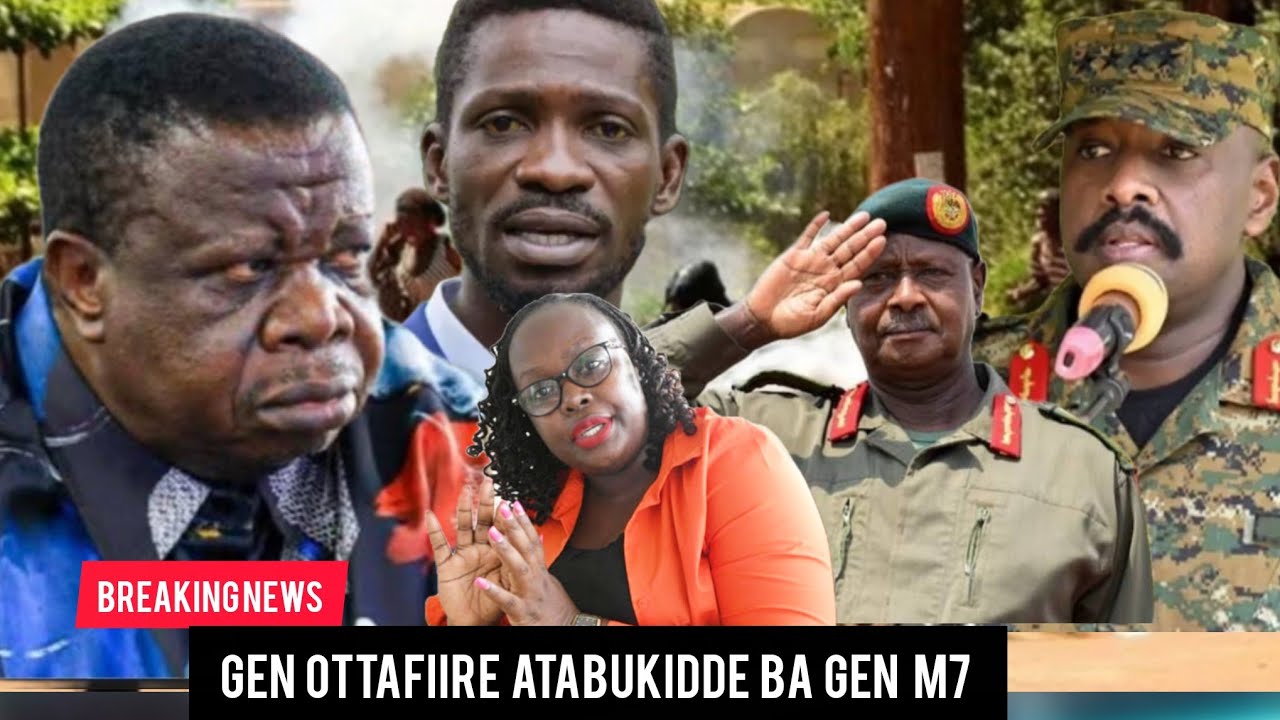 GEN OTAFIIRE avuddewo bubi n'e Gen M7, Gen Muhoozi akibuse I Joyce Bagala Akolimidde Bobiwine 