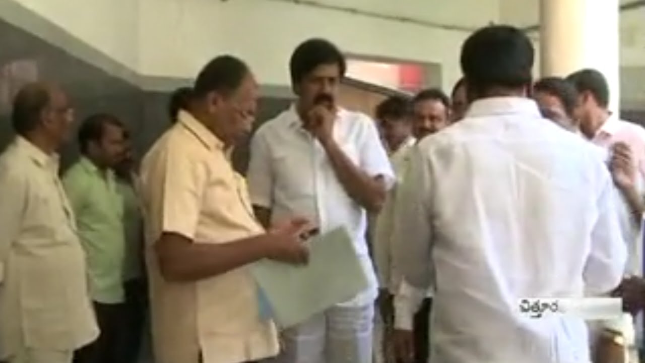 TDP Rowdyism in MLC Election Nomination at Chittoor District