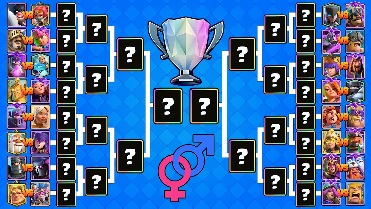 MEGATORNEO DE HOMBRES vs MUJERES - 4vs4 | Clash Royale